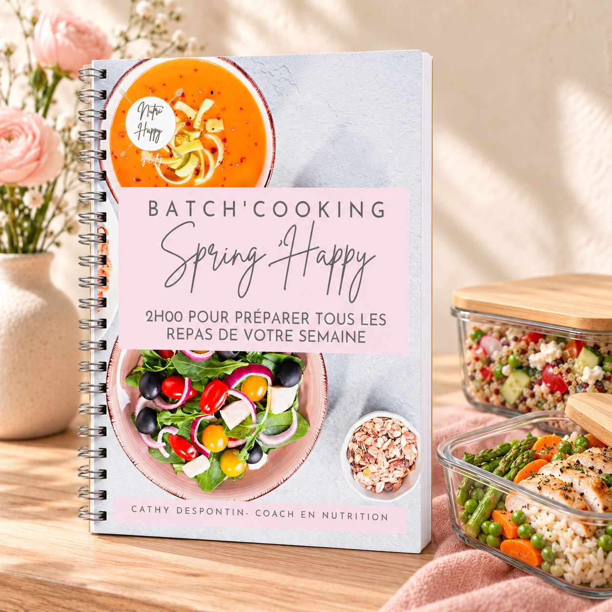 Livre Batchcooking Spring Happy
